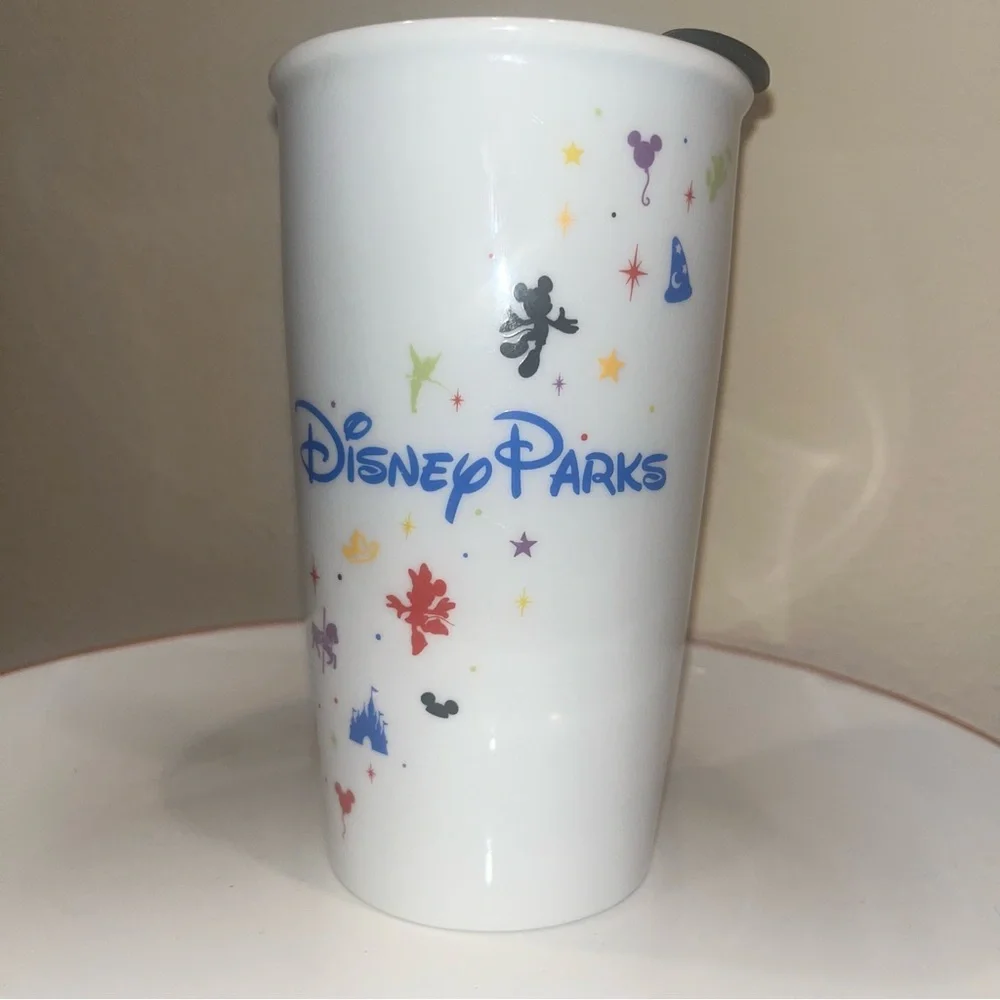 Starbucks‎ Disney Parks 2015 Magic Kingdom Ceramic Coffee Travel Mug 12oz.